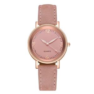 NEW Frosted Strap Quartz Watch Luminous Dial Vintage Casual Watch Rose Gold